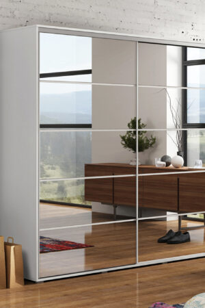 Šatní skříň Ska A19 XL v čokoládové barvě