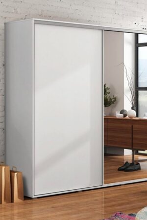 Šatní skříň Ska A20 XL v bílém provedení