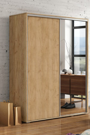 Šatní skříň Ska A20 XL v dub craft zlatém provedení