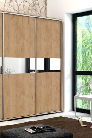 Šatní skříň Ska A27 XL v dub craft zlatém provedení