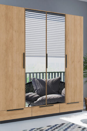 Šatní skříň Ska C3a v dubu sonoma