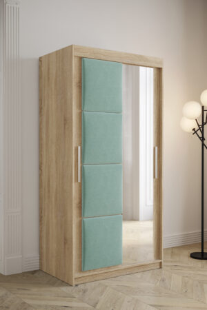 Šatní skříň Abi Tapi v dub sonoma s posuvnými dveřmi