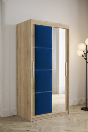 Šatní skříň Abi Tapi v barvě dub sonoma s posuvnými dveřmi