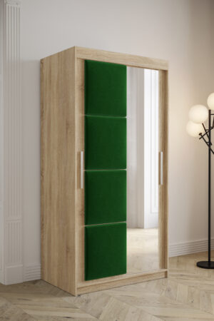 Šatní skříň Abi Tapi s posuvnými dveřmi a zrcadlem