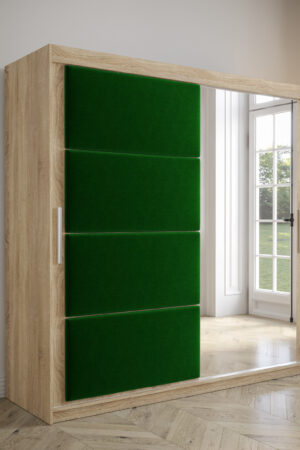 Šatní skříň Abi Tapi s posuvnými dveřmi a zrcadlem