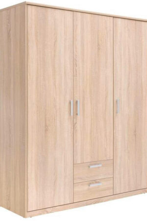 Xora šatní skříň s otočnými dveřmi v dekoru dub Sonoma