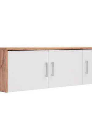 Xora nástavec na skříň bílá dub wotan