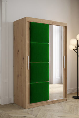 Šatní skříň Abi Tapi s posuvnými dveřmi a zrcadlem