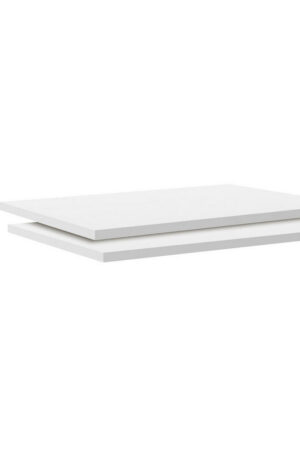 Bílá sada vkládacích polic 87,9/1,8/55,1 cm