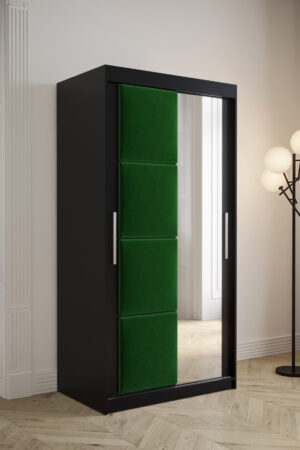 Šatní skříň Abi Tapi s posuvnými dveřmi a zrcadlem