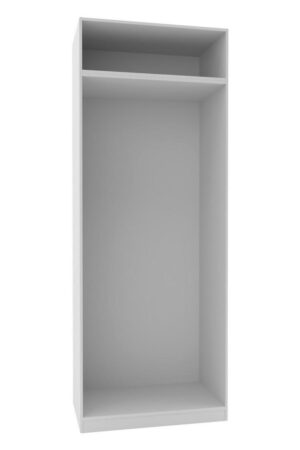 Korpus šatní skříně BIAK v bílém dekoru