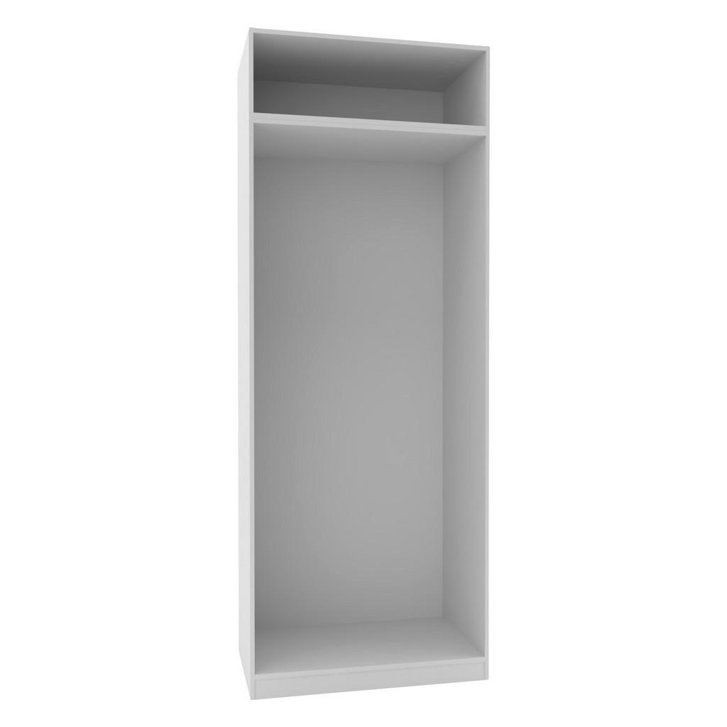 Korpus šatní skříně BIAK v bílém dekoru