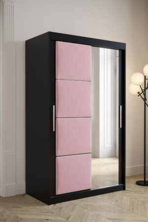 Šatní skříň Abi Tapi v černé barvě