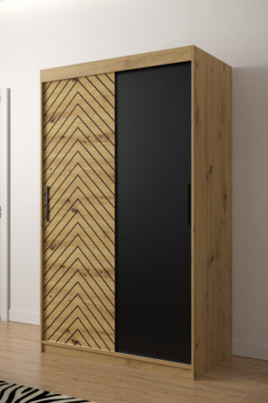 Šatní skříň Abi Jodelka v barvě dub artisan