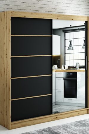 Šatní skříň Abi Leto V2 s posuvnými dveřmi