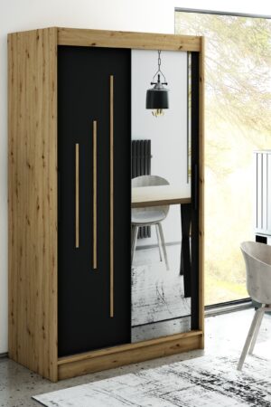 Šatní skříň Abi Leto Y2 120 cm s posuvnými dveřmi