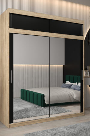 Šatní skříň Abi T3 s nástavcem v dekoru dub sonoma