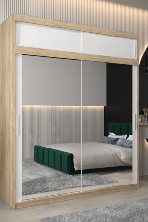 Šatní skříň Abi T3 s nástavcem v dekoru dub sonoma