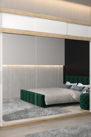 Šatní skříň Abi T3 s nástavcem v dub sonoma