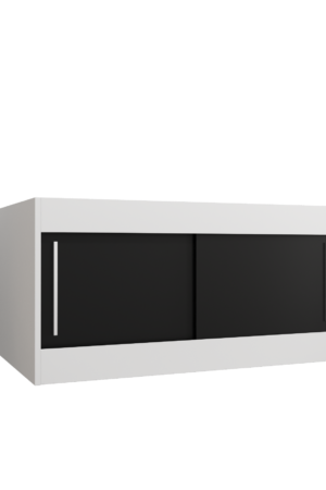 Nástavec na skříň Abi v bílé barvě a dub artisan