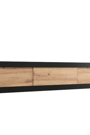 Nástavec na skříň Abi v černé barvě