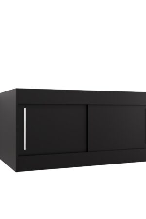 Nástavec na skříň Abi v černé barvě 100 cm