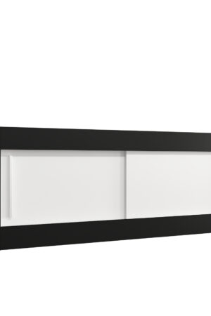 Nástavec na skříň Abi v černé barvě, 120 cm