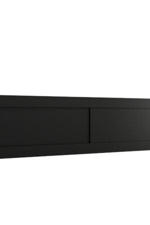 Nástavec na skříň Abi v černé barvě, rozměr 180 cm