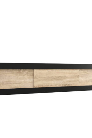 Nástavec na skříň Abi v černé barvě