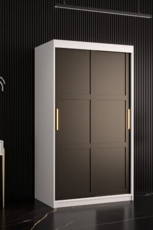 Šatní skříň Abi Ramiro 1 v bílé barvě bez zrcadla