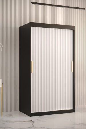 Šatní skříň Abi Riflo Wave 1 v bílé barvě