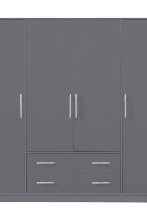 Šatní skříň Smart SR1 s zrcadlem v dubu sonoma a bílé