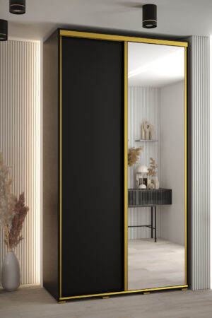 Šatní skříň Cannes 3 v bílé a dubové barvě