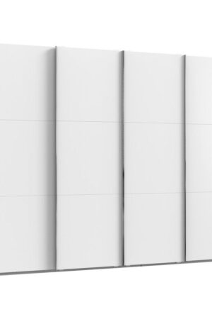 Bílá skříň s posuvnými dveřmi 350/216/65 cm