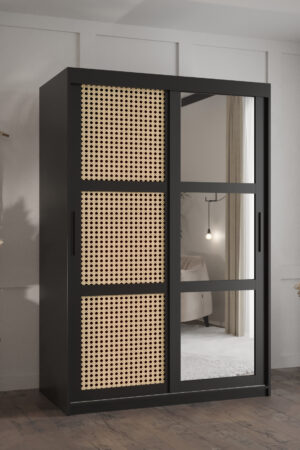 Šatní skříň Abi Plecionka Wiedenska 2 v bílé barvě