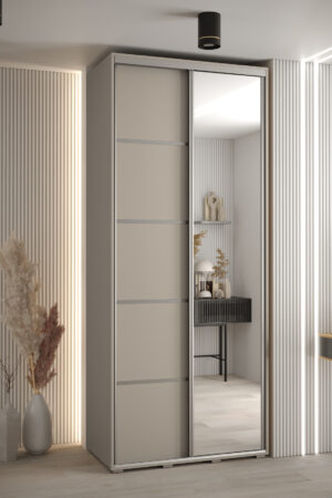 Šatní skříň Dakota 5 v kašmírové barvě