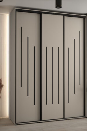 Šatní skříň Dakota 8 v kašmírové barvě