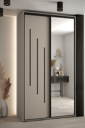 Šatní skříň Dakota 9 v kašmírové barvě