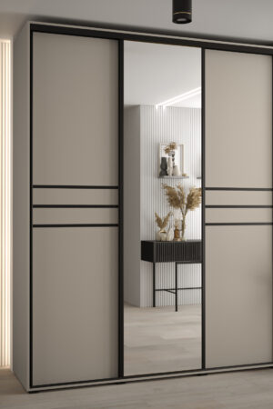 Šatní skříň Dakota 11 v kašmírové barvě