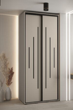 Šatní skříň Dakota 12 - elegantní design v barvě kašmír