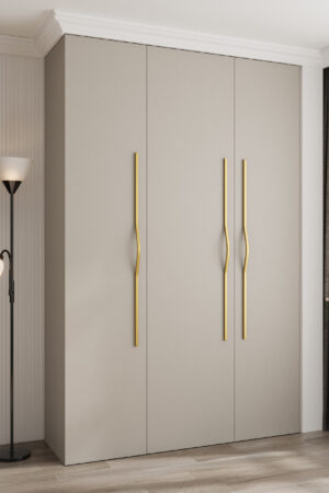 Šatní skříň Como 2 - hloubka 50 cm v kašmírové barvě