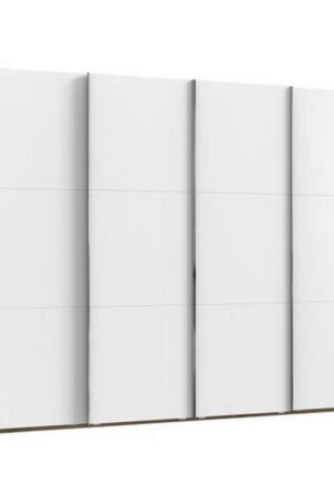 Skříň s posuvnými dveřmi v bílé a dubové barvě