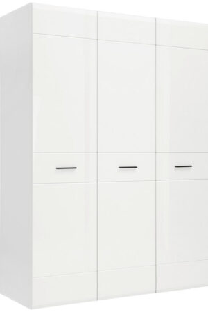 Bílá šatní skříň s otočnými dveřmi, rozměry 150x206,2x59,6 cm