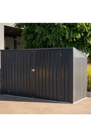 XXXL box na odpadkové koše s pultovým střešním designem