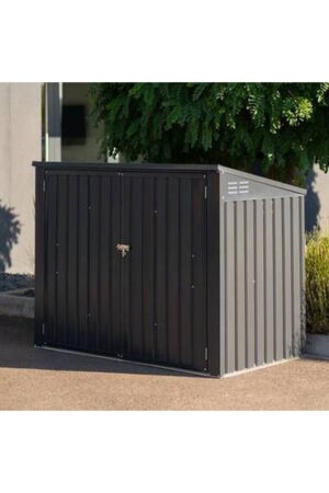 Praktický XXXL box na odpadkové koše z pozinkovaného plechu