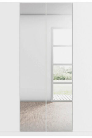 Šatní skříň Xora s zrcadlem a PUSH TO OPEN funkcí.