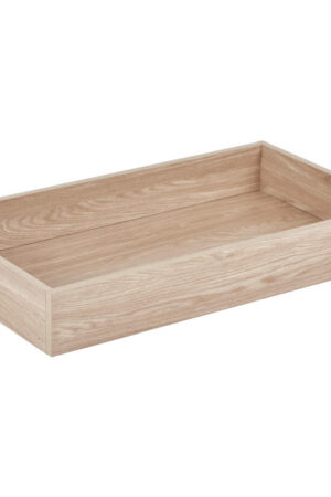 Zásuvka Hom`in v barvě dubu, rozměry 87,9/14/53 cm