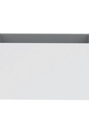 Bílá zásuvka Hom`in o rozměrech 45/22/37 cm.