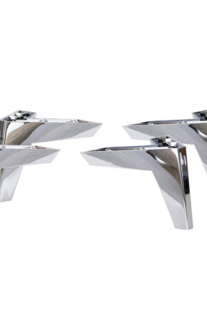 SADA NOH barvy chromu - 4 ks pro nábytek