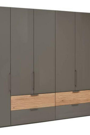 Dieter Knoll šatní skříň v dubovém dekoru a antracitové barvě